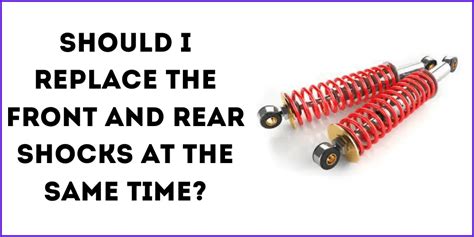 How often should you replace your shocks