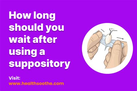 How often should you use a suppository