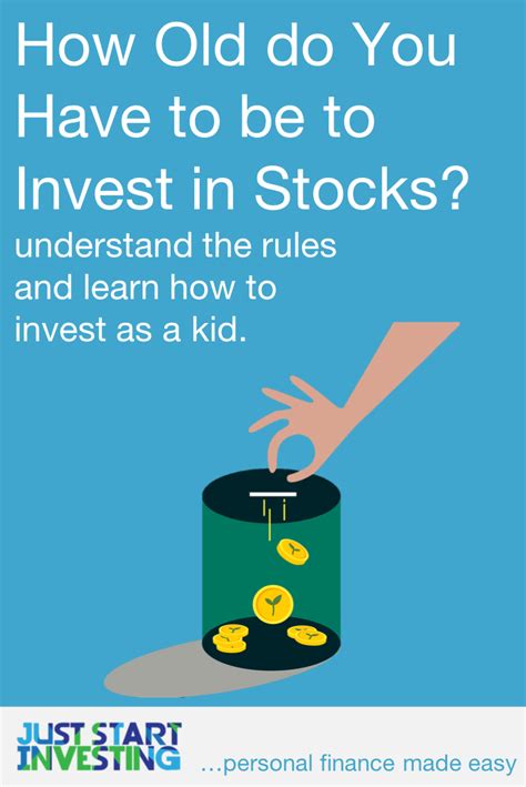 You can invest in the stock market via your computer or phone with a few clicks of a button. ... You must be at least 18 years old to invest in the stock market. Anyone younger will need an adult ...