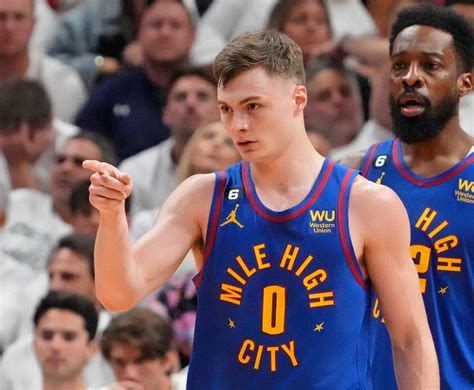 Christian Braun was tremendous off the bench for the Nuggets in Game 3, scoring 15 points on 7-for-8 shooting in 19 minutes. MIAMI — Denver Nuggets rookie Christian Braun played like he was one .... 