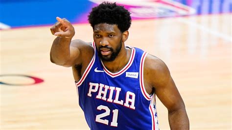 Joel Embiid. 2022-23 NBA Most Valuable Player Joel Embiid has starred for the Philadelphia 76ers since being selected third overall in the 2014 NBA Draft. The six-time All Star has averaged 27.2 ...