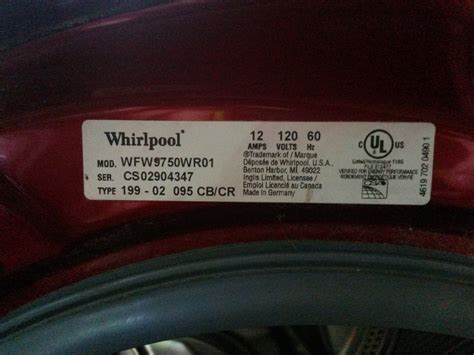 How old is my whirlpool washer by serial number. Jul 3, 2023 · To do this, locate the serial number on your appliance and identify the 10th character in the sequence. This will be a letter or a number that corresponds to a year between 2000 and 2020. For example, if the 10th character is ‘M’ then it was produced in 2010; if it is ‘9’ then it was made in 2009. Knowing how old your Whirlpool ... 