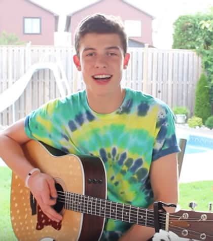 How old was shawn mendes when he started singing