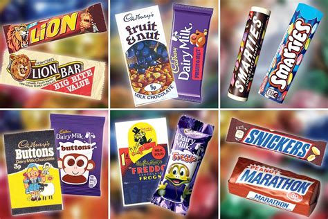 How our favourite chocolate wrappers have changed over the years