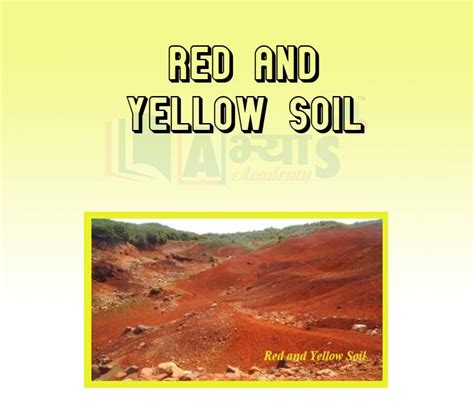 How red and yellow soil are formed why do they look red?