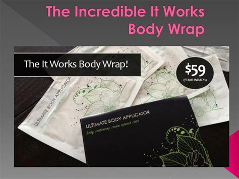 How safe is it works body wraps