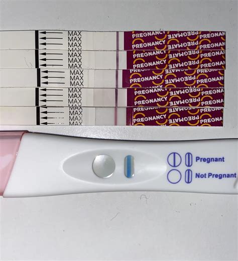 How sensitive are pregmate pregnancy tests. It's like 2 tests in 1 - it first detects if the pregnancy hormone is present with over 99% accuracy from the day of your expected period, and if you are pregnant, it ALSO indicates how many weeks since conception occurred 1-2, 2-3 or more than 3 weeks (3+). The Weeks Indicator is 93% accurate in detecting when you conceived. 