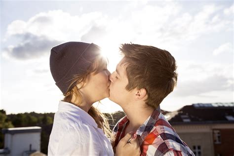How should a first kiss be