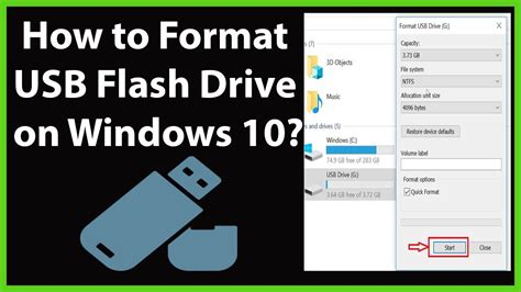 How should i format my usb drive