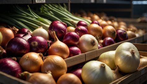 How should onions be stored