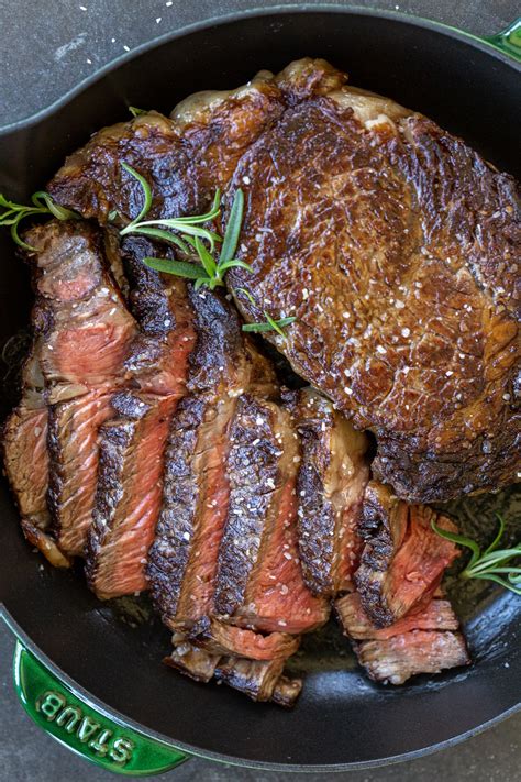 How should ribeye be cooked