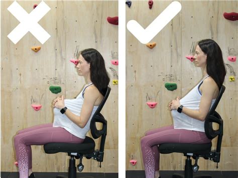 How should you sit when pregnant