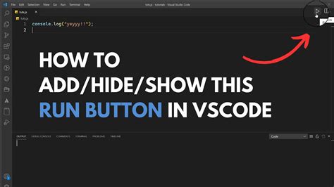 How show button to run current file in Visual Studio Code