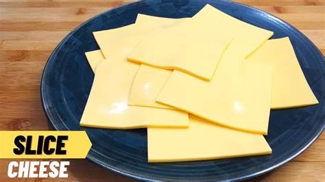 How sliced cheese is made