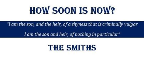 How soon is now meaning reddit