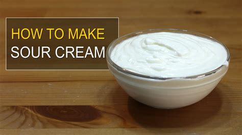 How sour cream is made