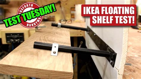 How strong is an IKEA LACK floating shelf on a hollow wall? Test ...