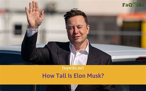 How tall is Elon Musk? - Quora