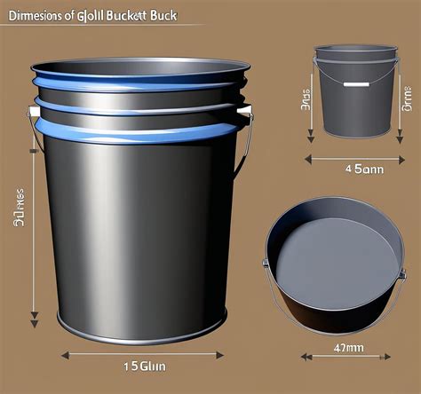 How tall is a five gallon bucket