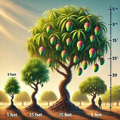 How tall is a mango tree
