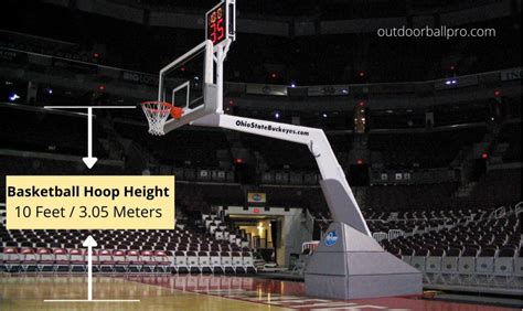 How tall is a normal basketball hoop