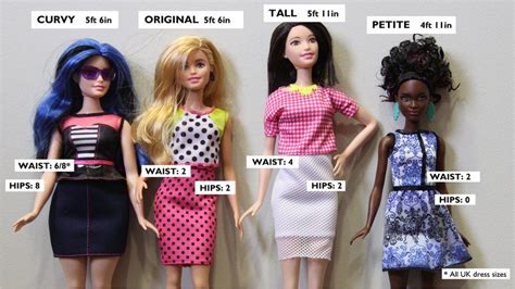 How tall is barbie in cm