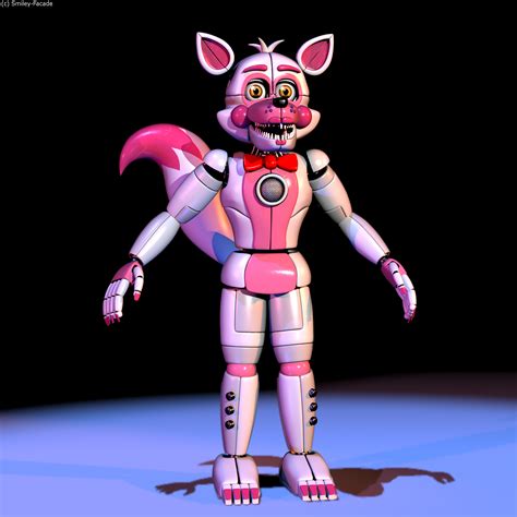 When using the Flash Beacon in the Funtime Auditorium on Night 3, the player has a very rare chance to encounter Yenndo, instead of Funtime Foxy. When encountered, he will remain stationary, with three total positions, rather than twitching, unlike Funtime Foxy. Yenndo appears to maintain eye contact with the player, and will not attack them. .