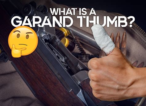 How tall is garand thumb. The M1 Garand was the first successful semi-automatic rifle adopted by a military power based on a gas-operated system with a rotating bolt action. At 9.5 pounds and 43″ in length, and chambered in .30-06 Springfield, the M1 Garand was a beast. 