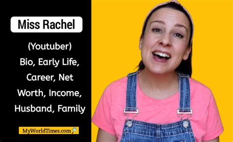 How tall is miss rachel. She was born Rachel Griffin Accurso. She featured her husband on her Instagram page in May 2023. Associated With. Gadi Schwartz guest starred in one of her YouTube videos that was uploaded on December 8, 2022. 