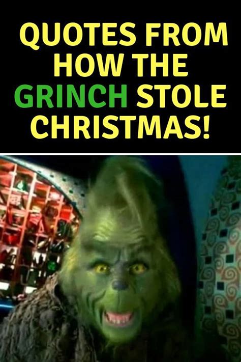 How the Grinch Stole Christmas Quotes with Sound Clips