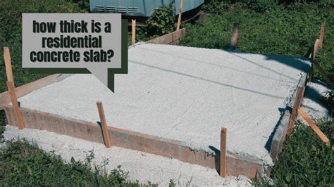 How thick does a concrete slab need to be for a garage? - Quora