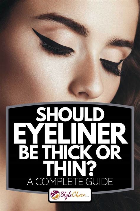 How thick should eyeliner be