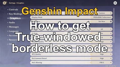 How to: Borderless Windows : r/Genshin_Impact - Reddit