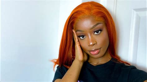 How to: Dye my Hair Orange/Ginger IN 4 MINUTES - YouTube