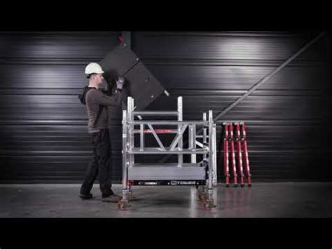 How to: MiTOWER rolsteiger opbouwen Altrex - YouTube