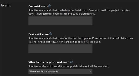 How to: Specify build events (C#) - Github