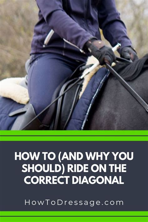 How to (and Why You Should) Ride on the Correct Diagonal