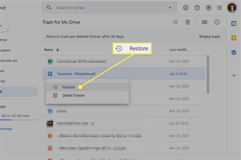 How to Access Google Docs Trash