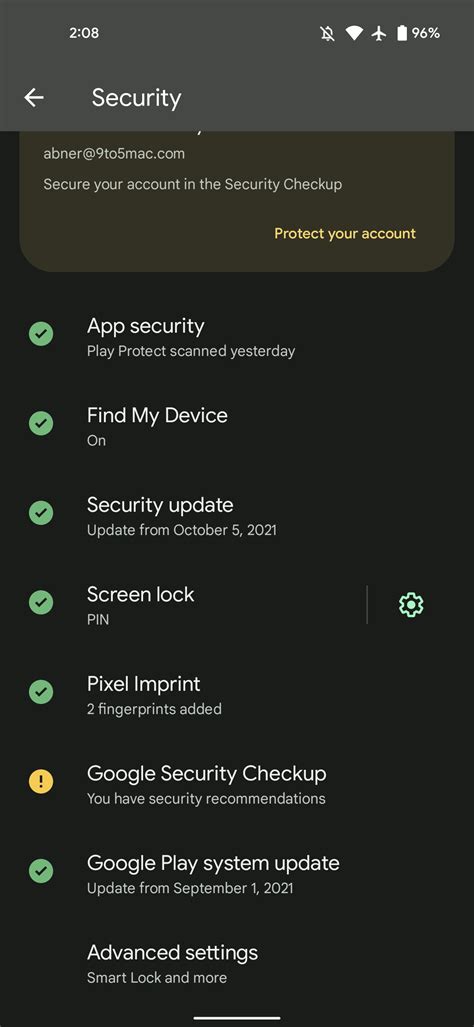 How to Access the Android 12 Security Hub