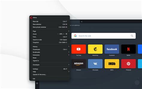 How to Activate Full Screen Mode in the Opera Browser