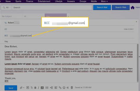 How to Add BCC Recipients to an Email in Yahoo Mail