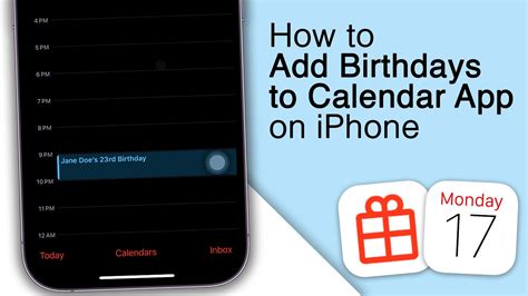 How to Add Birthdays on iPhone Calendar
