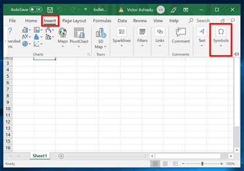 How to Add Bullet Points in Excel