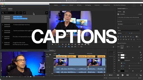 How to Add Captions in Premiere Pro 2021 New Speech to Text Auto
