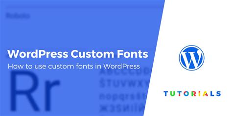 How to Add Custom Fonts in WordPress YouTube
