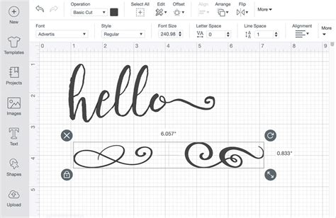 How to Add Flourishes and Glyphs to Fonts in Cricut Design Space on