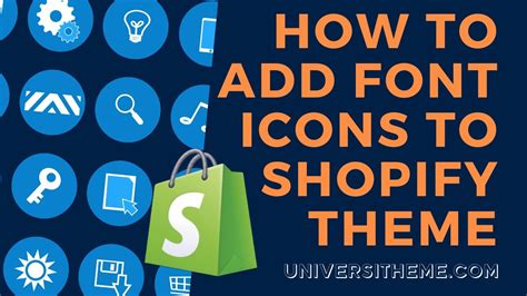 How to Add Font Icons to Shopify Theme YouTube