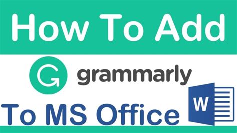 How to Add Grammarly to Word Softonic