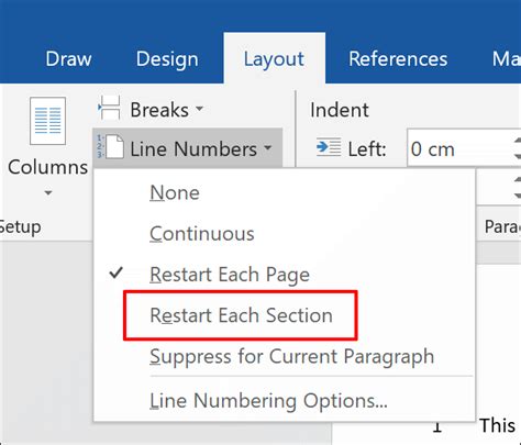 How to Add Line Numbers to a MS Word Document