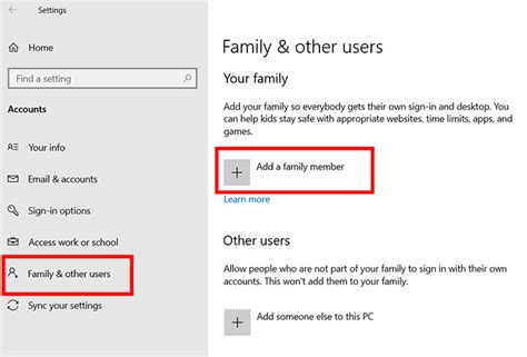 How to Add Managed Accounts With Parental Controls